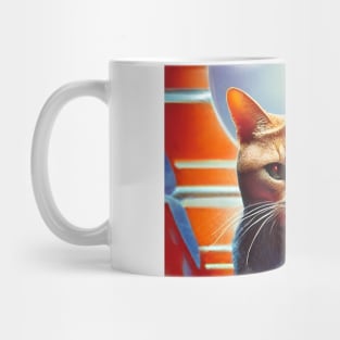 Futuristic Cat Mug